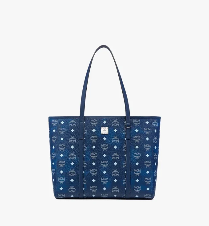 Shopper Toni à fermeture zippée sur le dessus en Visetos