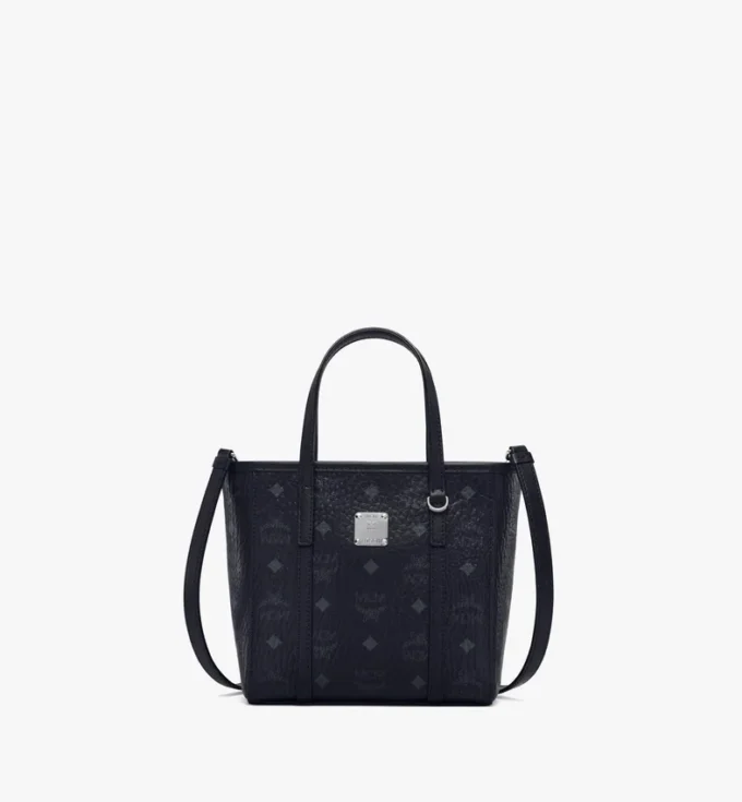 Shopper Toni à fermeture zippée sur le dessus en Visetos