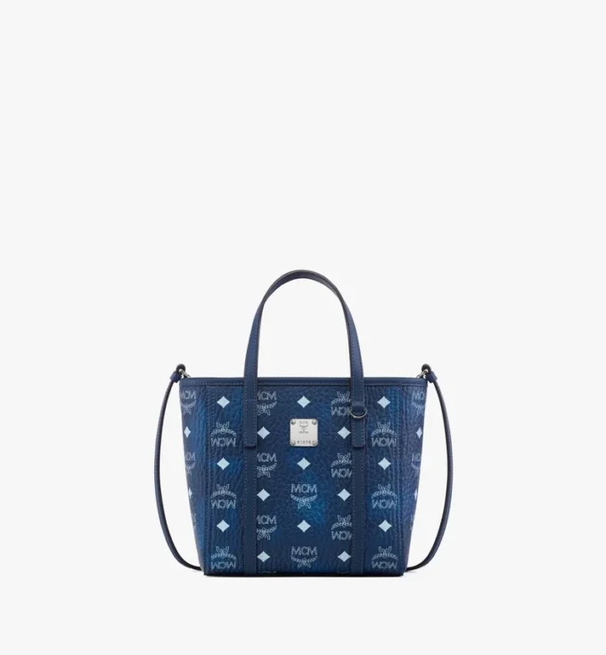 Shopper Toni à fermeture zippée sur le dessus en Visetos