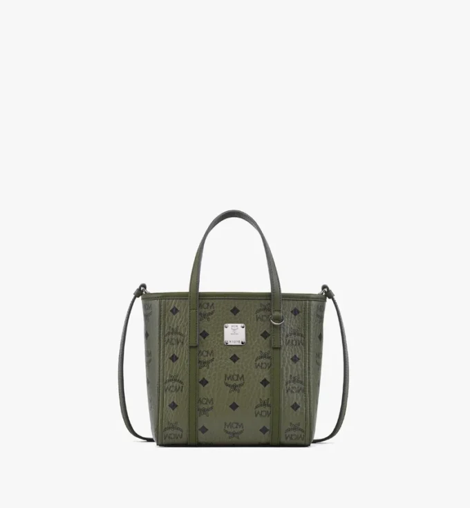 Shopper Toni à fermeture zippée sur le dessus en Visetos