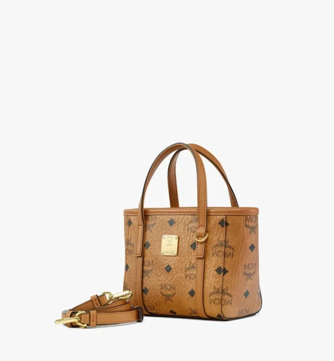 Shopper Toni à fermeture zippée sur le dessus en Visetos