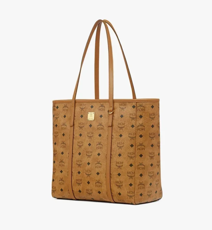 Shopper Toni à fermeture zippée sur le dessus en Visetos