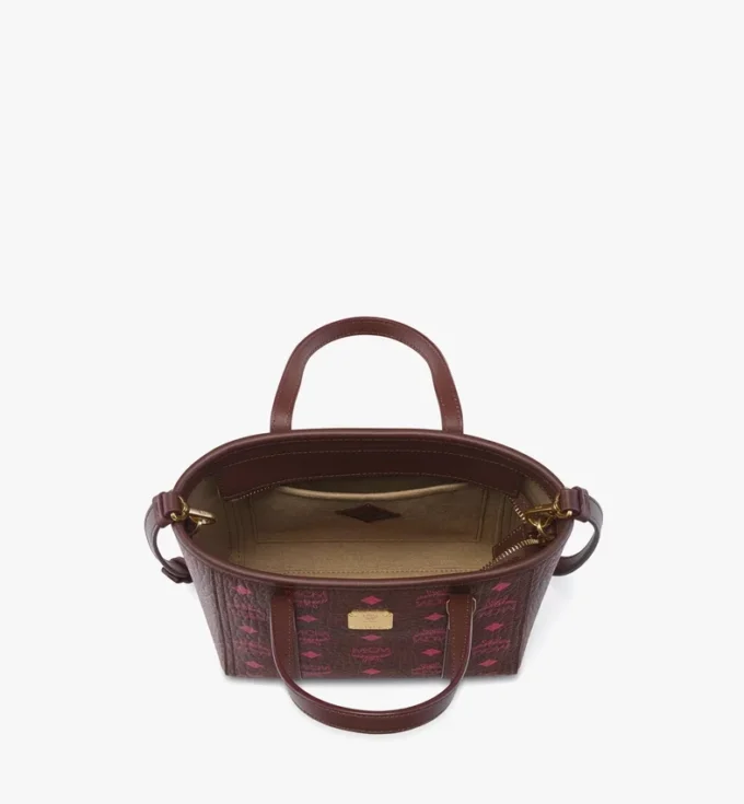 Shopper Toni à fermeture zippée sur le dessus en Visetos