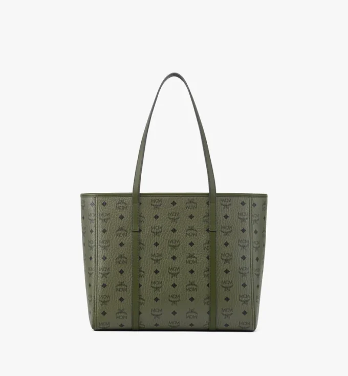 Shopper Toni à fermeture zippée sur le dessus en Visetos