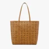 Shopper Toni à fermeture zippée sur le dessus en Visetos