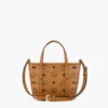 Shopper Toni à fermeture zippée sur le dessus en Visetos