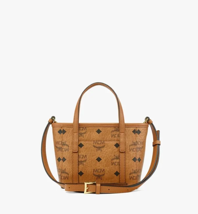 Shopper Toni à fermeture zippée sur le dessus en Visetos