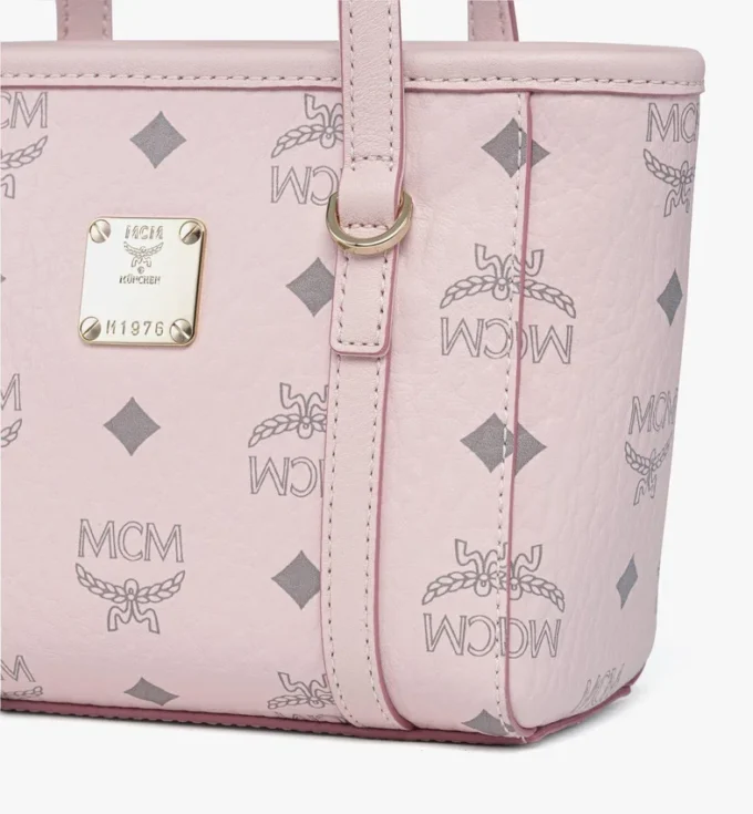 Shopper Toni à fermeture zippée sur le dessus en Visetos