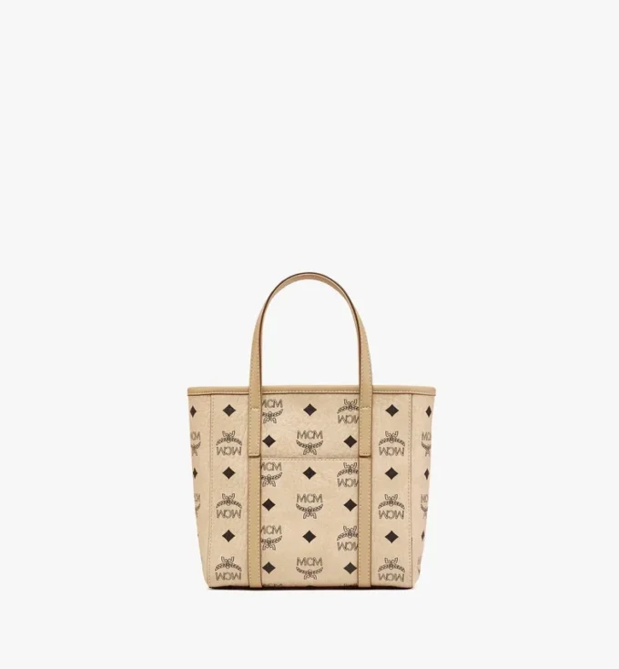 Shopper Toni à fermeture zippée sur le dessus en Visetos