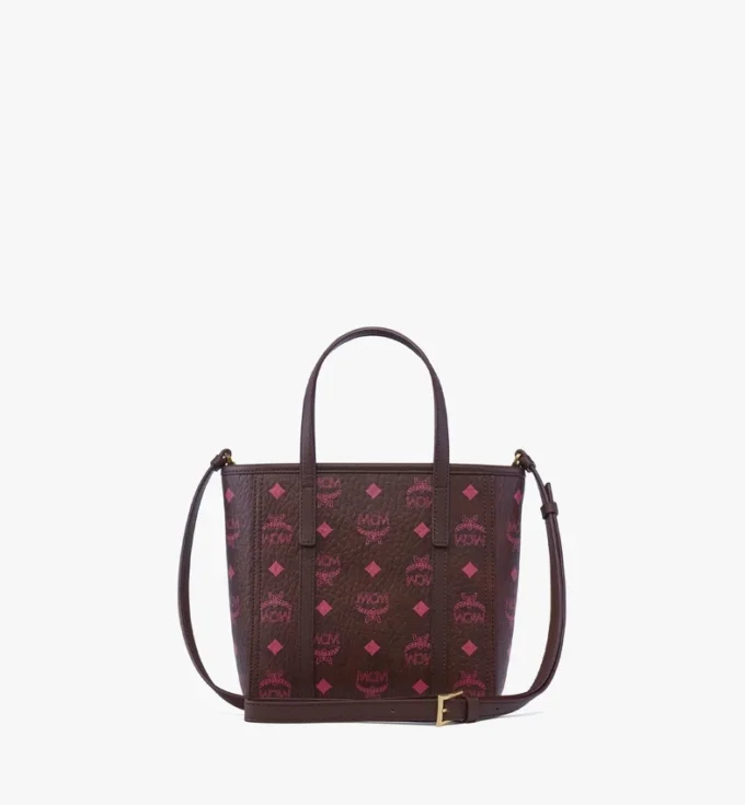 Shopper Toni à fermeture zippée sur le dessus en Visetos