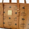 Shopper Toni à fermeture zippée sur le dessus en Visetos