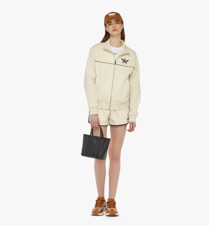 Shopper Toni à fermeture zippée sur le dessus en Visetos