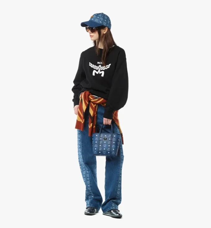 Shopper Toni à fermeture zippée sur le dessus en Visetos