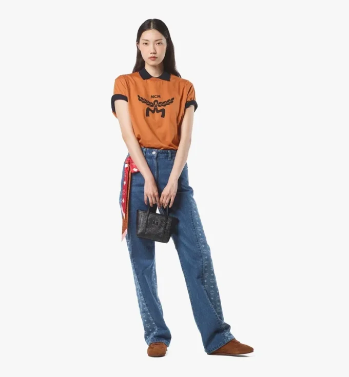Shopper Toni à fermeture zippée sur le dessus en Visetos
