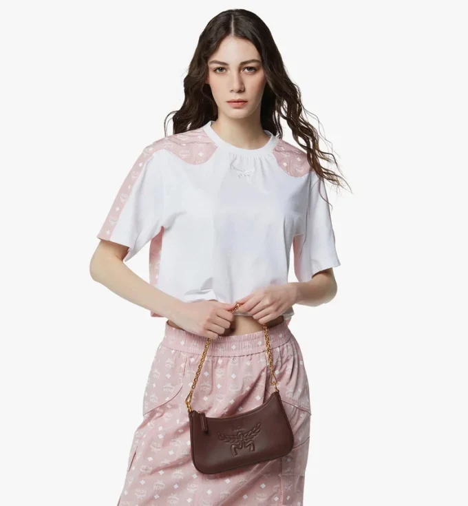 Shopper Toni à fermeture zippée sur le dessus en Visetos