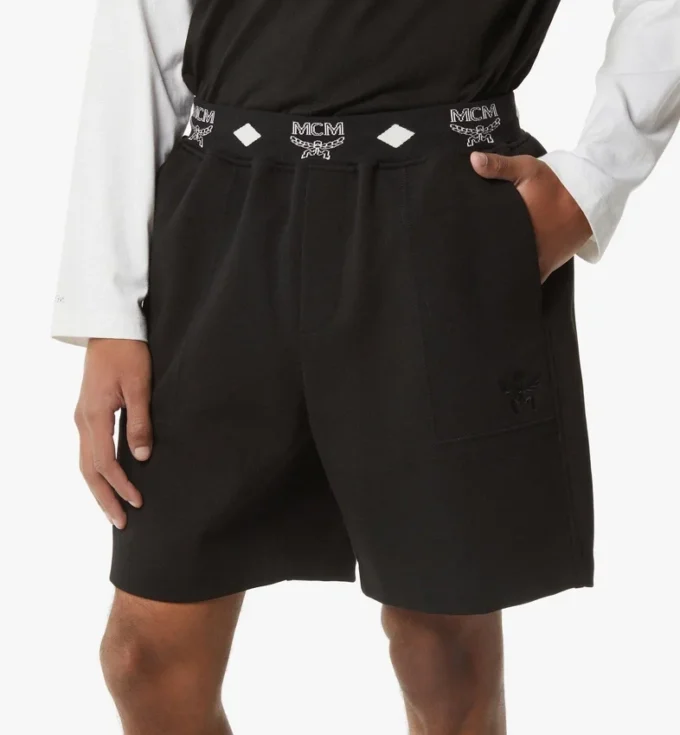 Short en Ponte avec logo Essential
