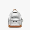 Stark Backpack en cuir miroir métallisé