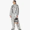 Stark Backpack en cuir miroir métallisé