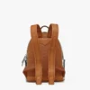 Stark Backpack en cuir miroir métallisé