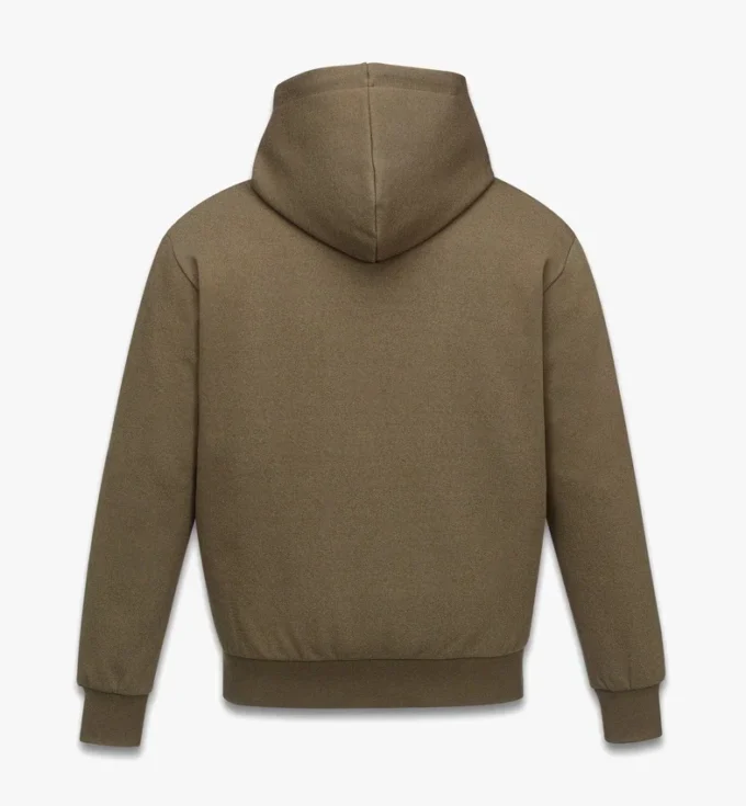 Sweat à capuche en ponte avec patch logo Essential
