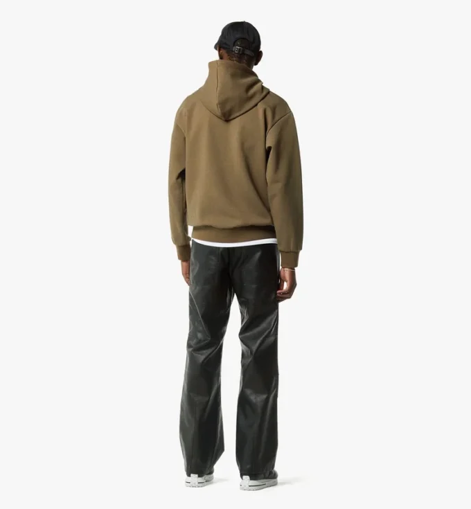 Sweat à capuche en ponte avec patch logo Essential