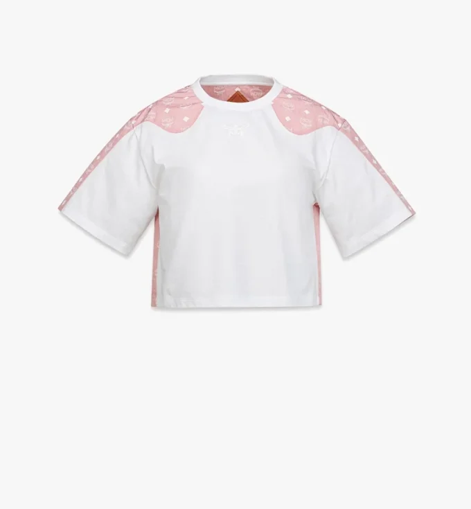 T-shirt court Laurel en coton biologique et monogramme Econyl® T-shirt court Laurel en coton biologique et monogramme Econyl®