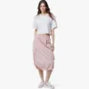 Jupe midi Monogram en nylon recyclé