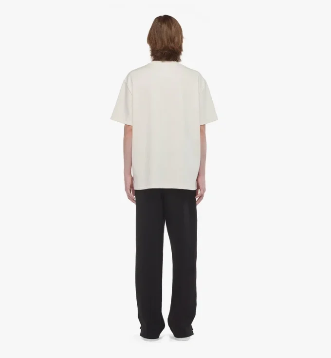 T-shirt en bouclé avec patch logo