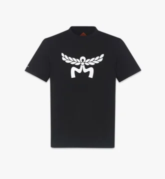 T-shirt en coton biologique avec logo Laurel imprimé