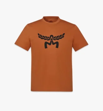 T-shirt en coton biologique avec logo Laurel imprimé