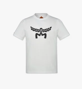 T-shirt en coton biologique avec logo Laurel imprimé