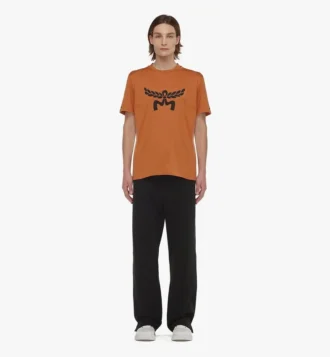 T-shirt en coton biologique avec logo Laurel imprimé