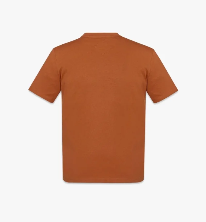 T-shirt en coton biologique avec logo Laurel imprimé T-shirt en coton biologique avec logo Laurel imprimé