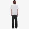T-shirt en coton biologique avec logo Laurel imprimé T-shirt en coton biologique avec logo Laurel imprimé