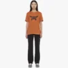 T-shirt en coton biologique avec logo Laurel imprimé T-shirt en coton biologique avec logo Laurel imprimé