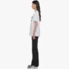 T-shirt en coton biologique avec logo Laurel imprimé T-shirt en coton biologique avec logo Laurel imprimé