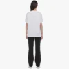 T-shirt en coton biologique avec logo Laurel imprimé T-shirt en coton biologique avec logo Laurel imprimé