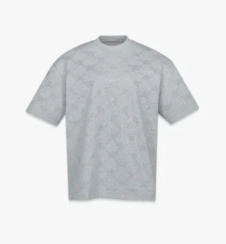 T-shirt en ponte avec monogramme en cristaux T-shirt en ponte avec monogramme en cristaux