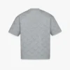T-shirt en ponte avec monogramme en cristaux