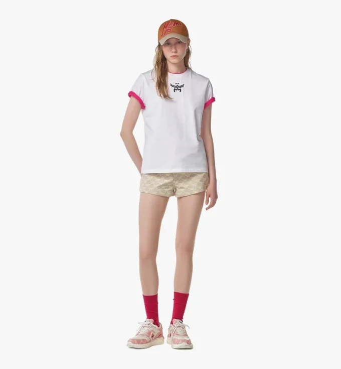 T-shirt imprimé logo en coton biologique T-shirt imprimé logo en coton biologique