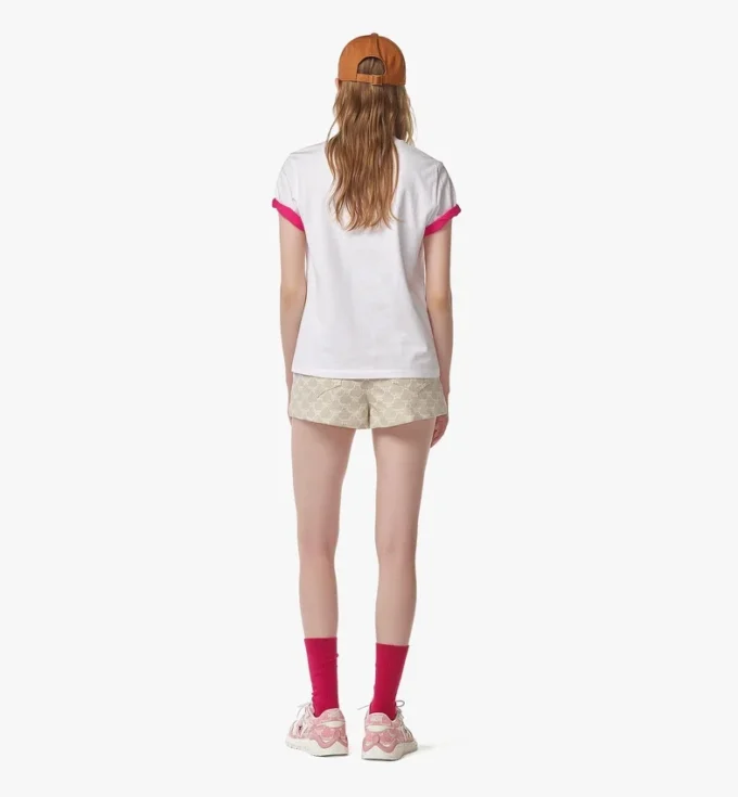 T-shirt imprimé logo en coton biologique T-shirt imprimé logo en coton biologique