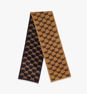 Étole réversible en laine jacquard Lauretos