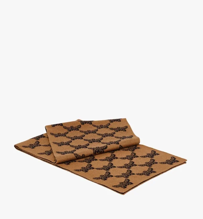 Étole réversible en laine jacquard Lauretos Étole réversible en laine jacquard Lauretos