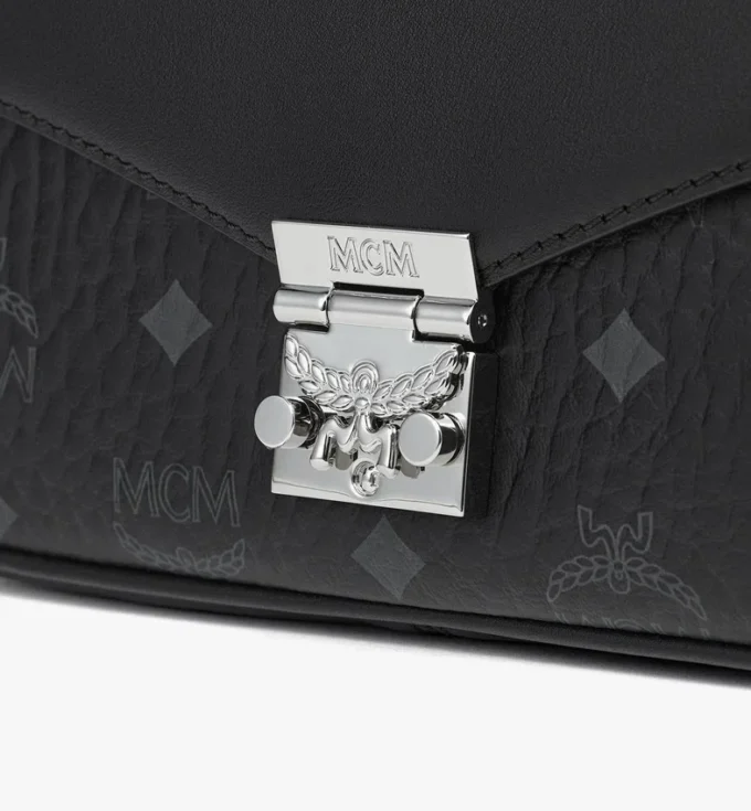 Tracy Crossbody en mélange de cuir Visetos