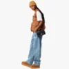 Tracy Crossbody en mélange de cuir Visetos