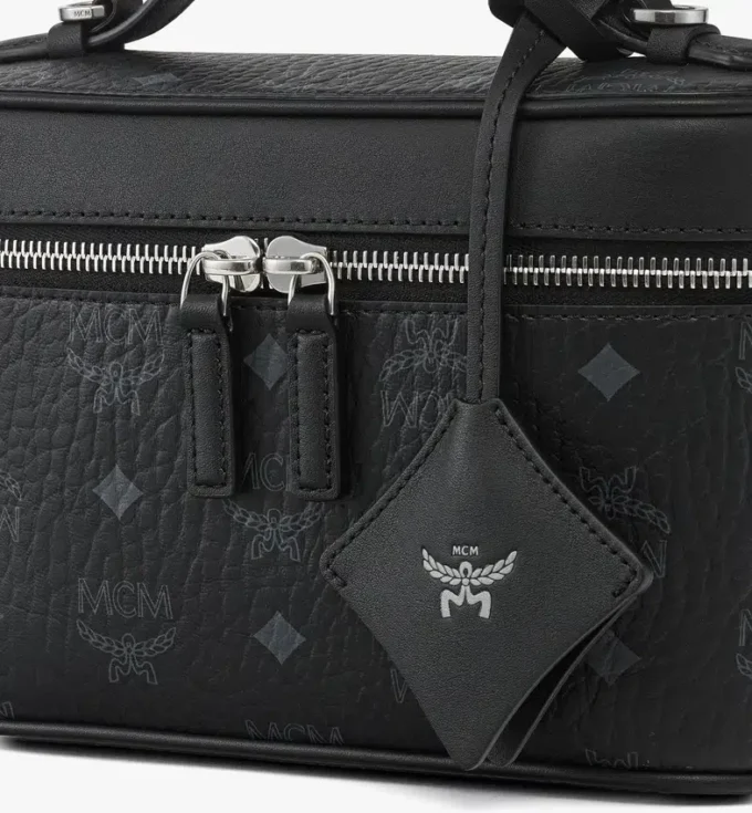 Trousse de toilette Aren en mélange de cuir Visetos