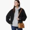 Trousse de toilette Aren en mélange de cuir Visetos