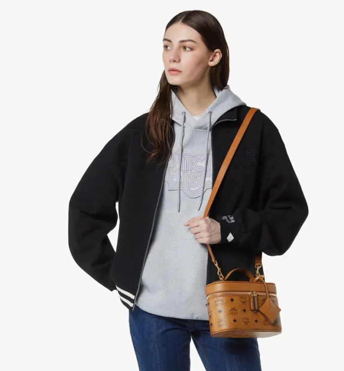 Trousse de toilette Aren en mélange de cuir Visetos