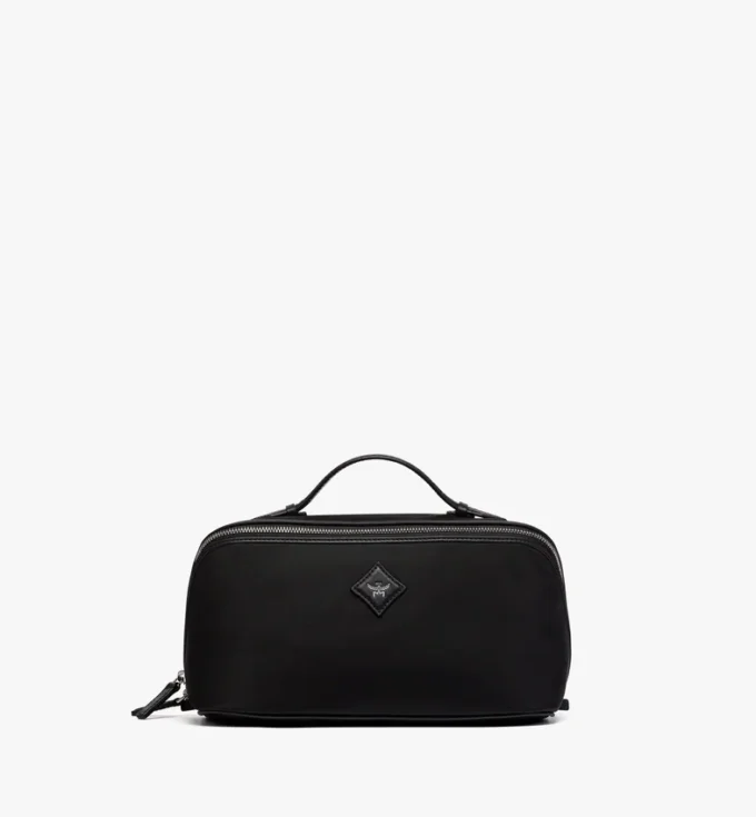 Trousses de toilette Ottomar en Econyl® et cuir