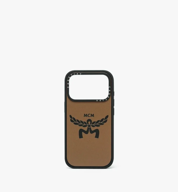 Étui pour iPhone 17 Pro MCM X Casetify Logo Impact